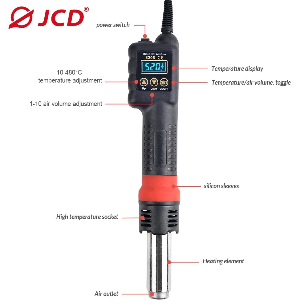 JCD mikro sıcak hava tabancası - Heat Gun Small incelemesi ve fiyatı